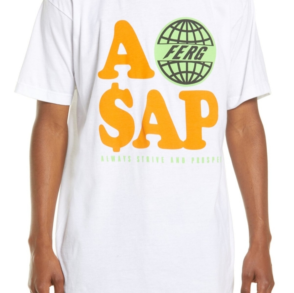 PHILCOS A$Ap Ferg Strive & Prosper Graphic Tee size small